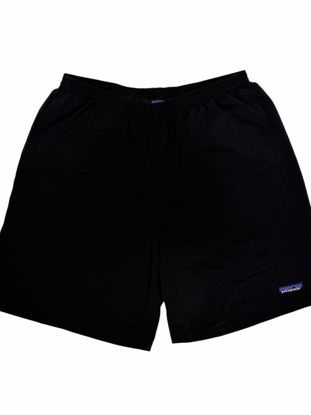 Patagonia Shorts Men Medium Black 7 Baggies Longs Hybrid River Swim Trunks 58035